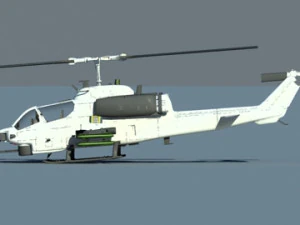 bell ah-1 supercobra 3D Model