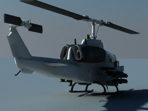 bell ah-1 supercobra 3D Model