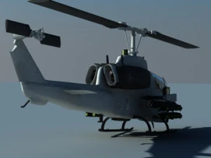 bell ah-1 supercobra 3D Model
