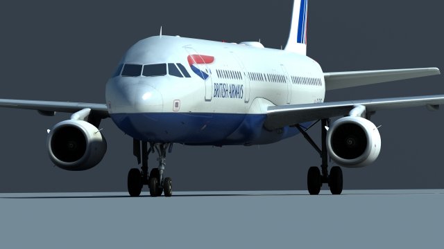airbus a350 3D Model .c4d .max .obj .3ds .fbx .stl .blend 