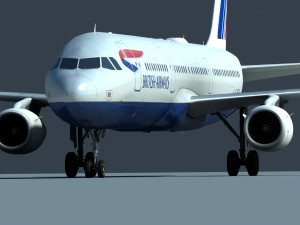 airbus a350 3D-Modell