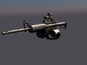 m4 carbine Modèle 3D