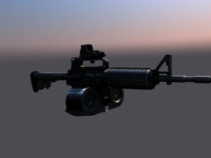 m4 carbine 3D Model