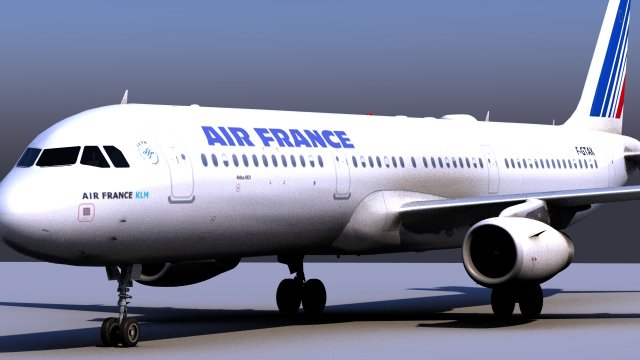 airbus a320 3D Model .c4d .max .obj .3ds .fbx .stl .blend 