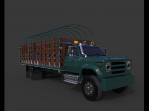 dodge d600 1980 truck modelo 3d 3D 模型