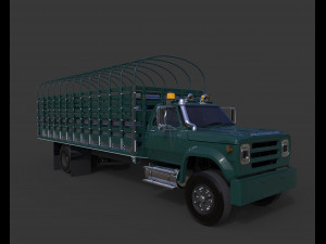 dodge d600 1980 truck modelo 3d 3D 模型