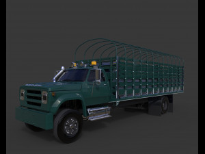dodge d600 1980 truck modelo 3d 3D 模型