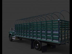 dodge d600 1980 truck modelo 3d 3D 模型