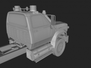 dodge d600 1980 truck modelo 3d 3D 模型