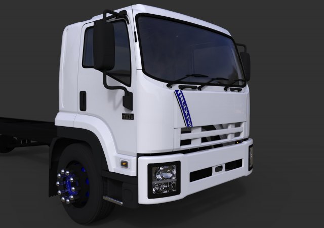chevrolet - isuzu fvr - ftr 2019 3D 模型 .c4d .max .obj .3ds .fbx .stl .blend 