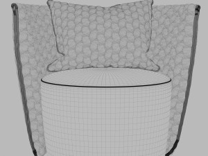 arm chair Model 3D