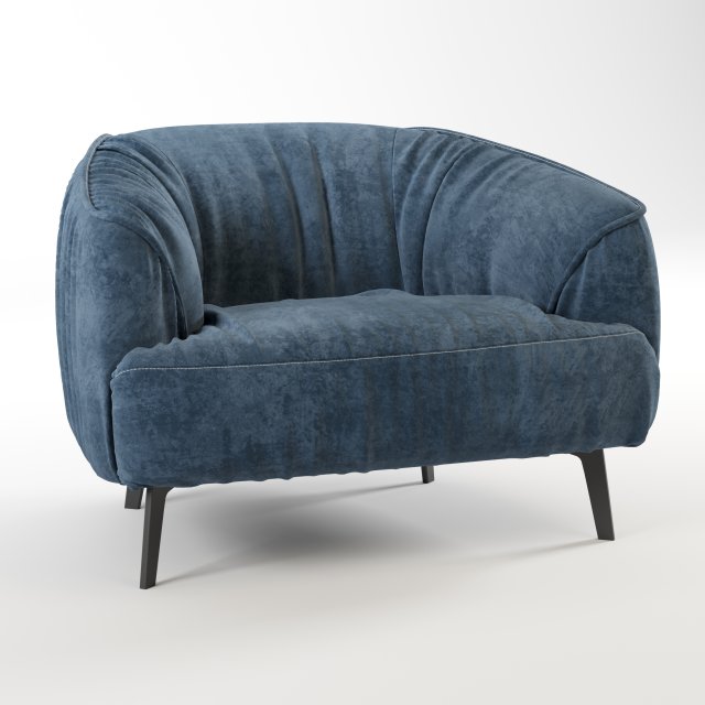 borzalino sigmund-armchair Modelo 3D .c4d .max .obj .3ds .fbx .stl .blend 