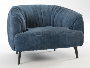 borzalino sigmund-armchair 3D मॉडल