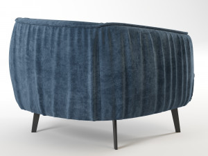 borzalino sigmund-armchair Modelo 3D