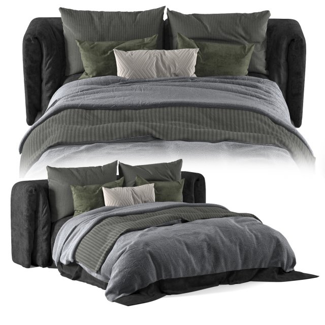 bed adairs bed Modelo 3D .c4d .max .obj .3ds .fbx .stl .blend 