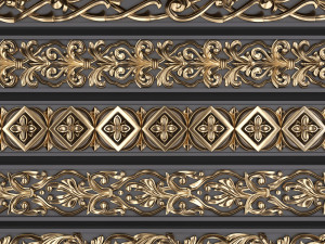 trim ornament 1 Modèle 3D