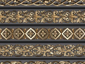 ornement de garniture 1 Modèle 3D