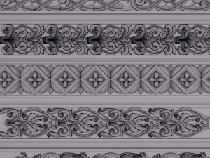 trim ornament 1 Modelo 3D