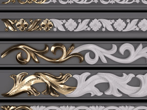 trim ornament 2 3D Модель
