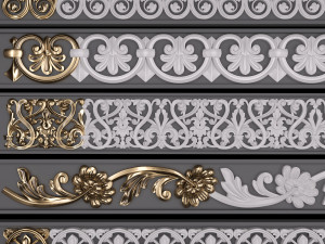 trim ornament 3 Modelo 3D