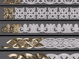 trim ornament 4 Modelo 3D
