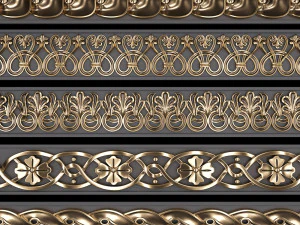 आभूषण ट्रिम 10 3D मॉडल