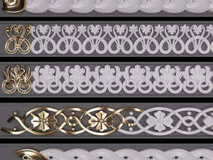 trim ornament 10 3Dモデル