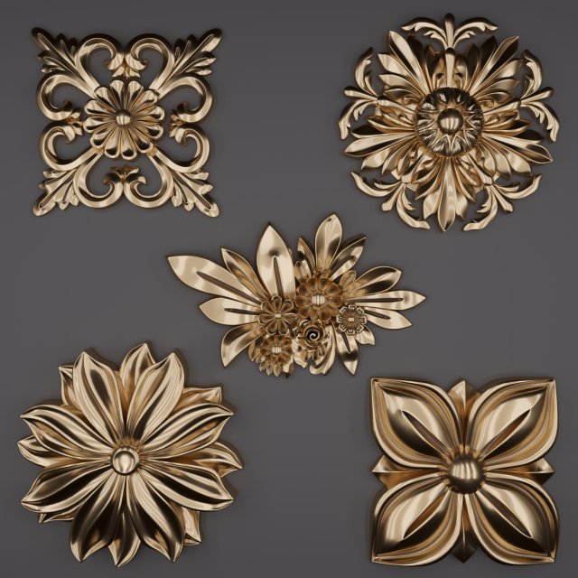 trim ornament 12 Modelo 3D .c4d .max .obj .3ds .fbx .stl .blend 