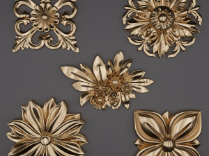 trim ornament 12 3D मॉडल