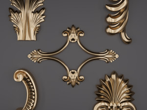 trim ornament 15 3D मॉडल
