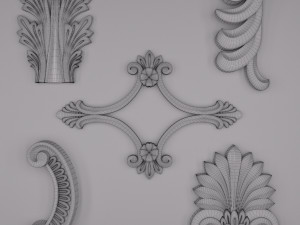 trim ornament 15 Modelo 3D