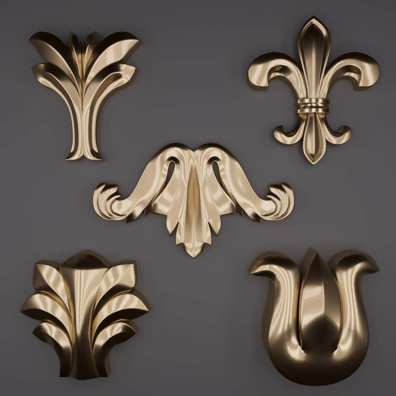enfeite de acabamento 18 Modelo 3D .c4d .max .obj .3ds .fbx .stl .blend 