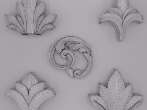 trim ornament 22 3D 모델