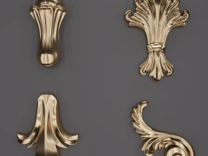 트림 장식 23 3D 모델