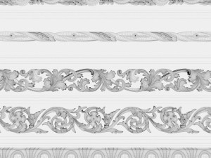 trim ornament 25 Modelo 3D