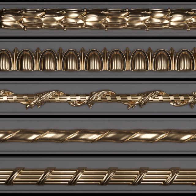 trim ornament 26 Modelo 3D .c4d .max .obj .3ds .fbx .stl .blend 