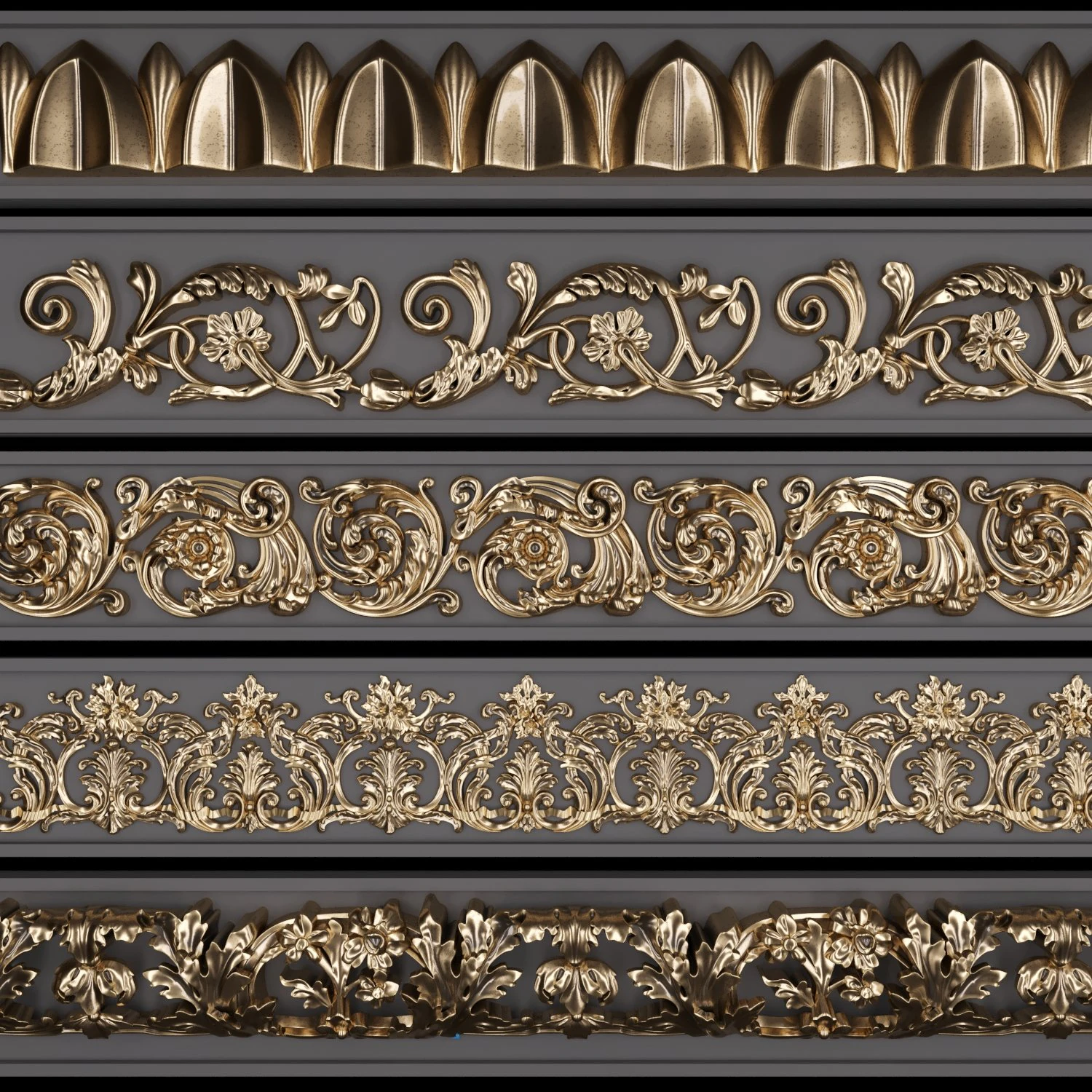 enfeite de acabamento 30 Modelo 3D .c4d .max .obj .3ds .fbx .stl .blend 