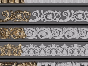 trim ornament 30 Modèle 3D
