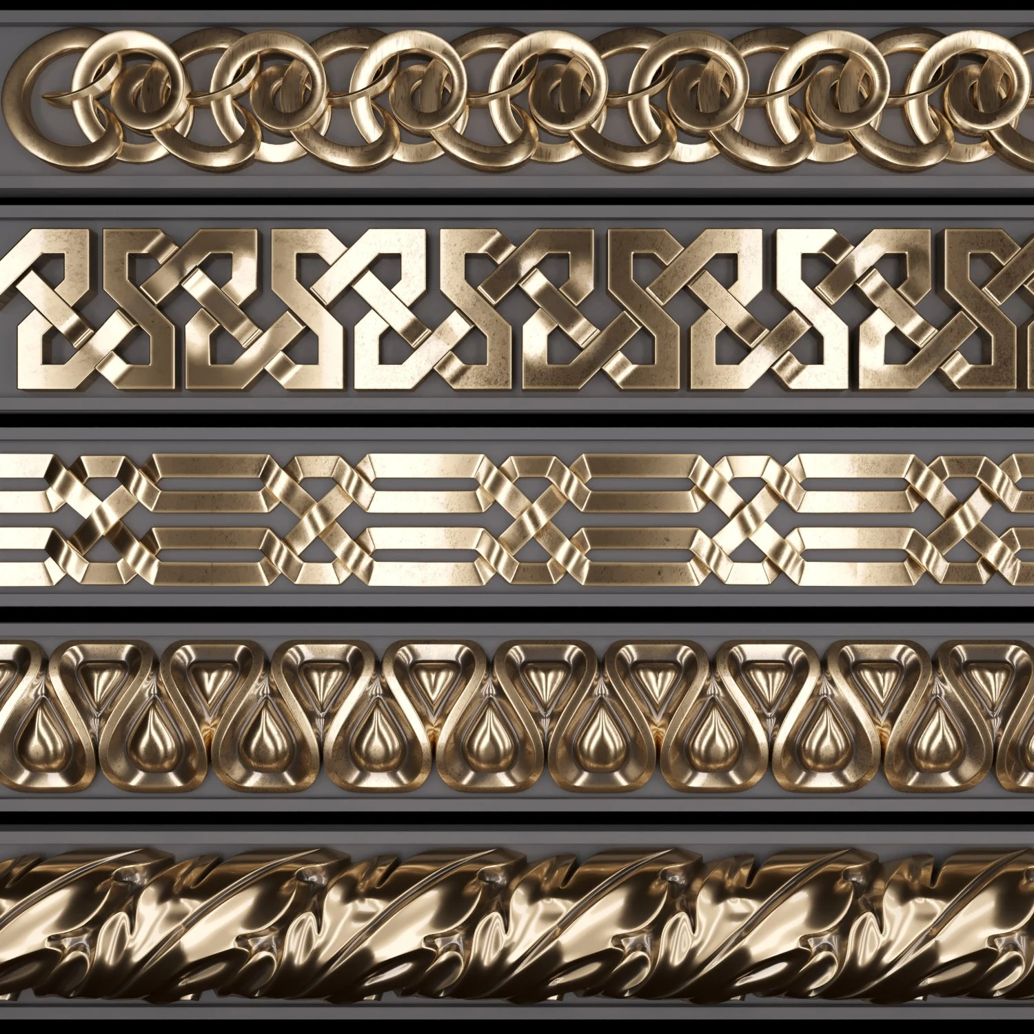 enfeite de acabamento 34 Modelo 3D .c4d .max .obj .3ds .fbx .stl .blend