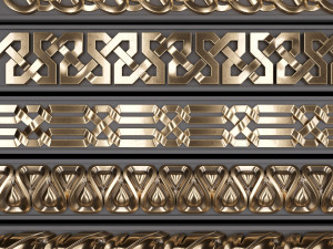 trim ornament 34 3D मॉडल