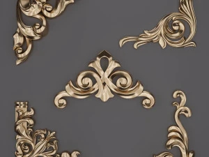 декоративний орнамент 35 3D Модель
