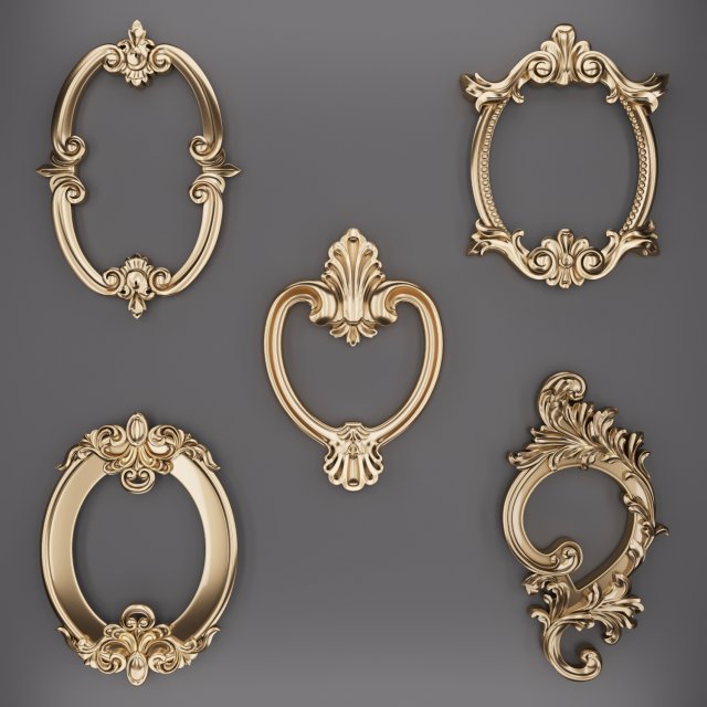 trim ornament 36 Modelo 3D .c4d .max .obj .3ds .fbx .stl .blend 