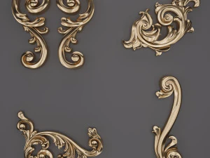 отделочный орнамент 37 3D Модель