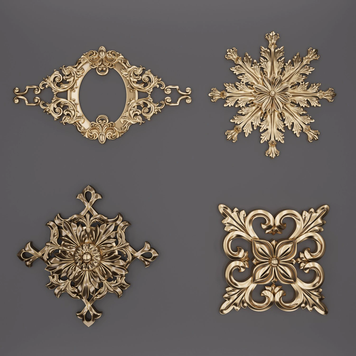 enfeite de acabamento 39 Modelo 3D .c4d .max .obj .3ds .fbx .stl .blend 