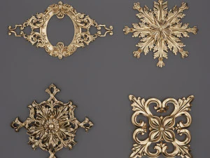 отделка орнаментом 39 3D Модель