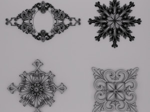 trim ornament 39 Model 3D