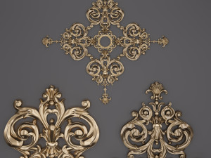 trim ornament 40 3D मॉडल