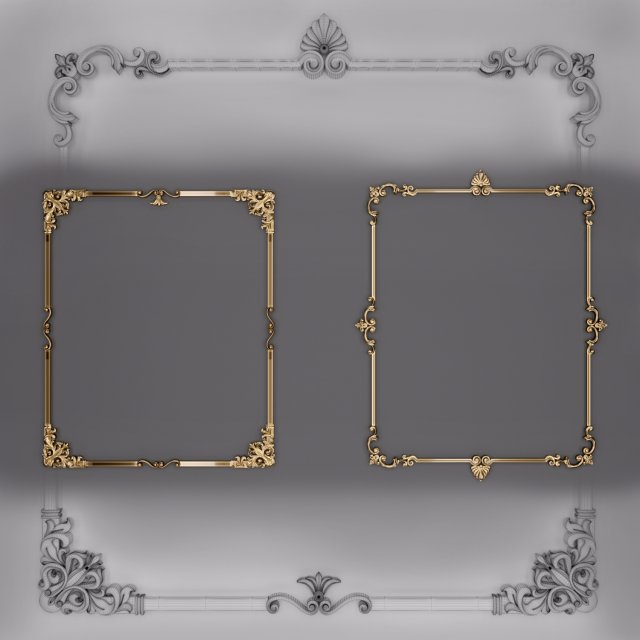 trim ornament 42 Modelo 3D .c4d .max .obj .3ds .fbx .stl .blend 