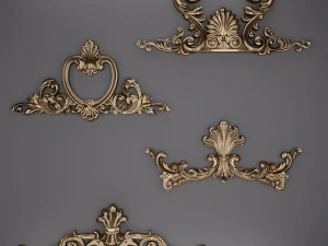 отделка орнаментом 44 3D Модель