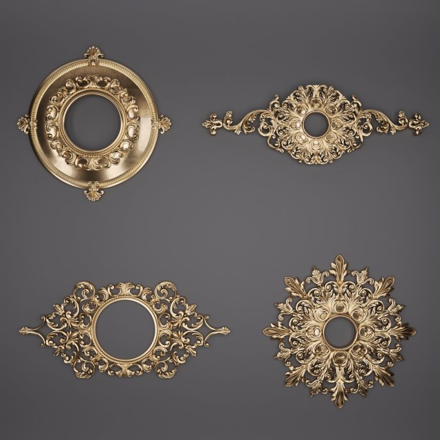 trim ornament 46 Modèle 3D .c4d .max .obj .3ds .fbx .stl .blend 